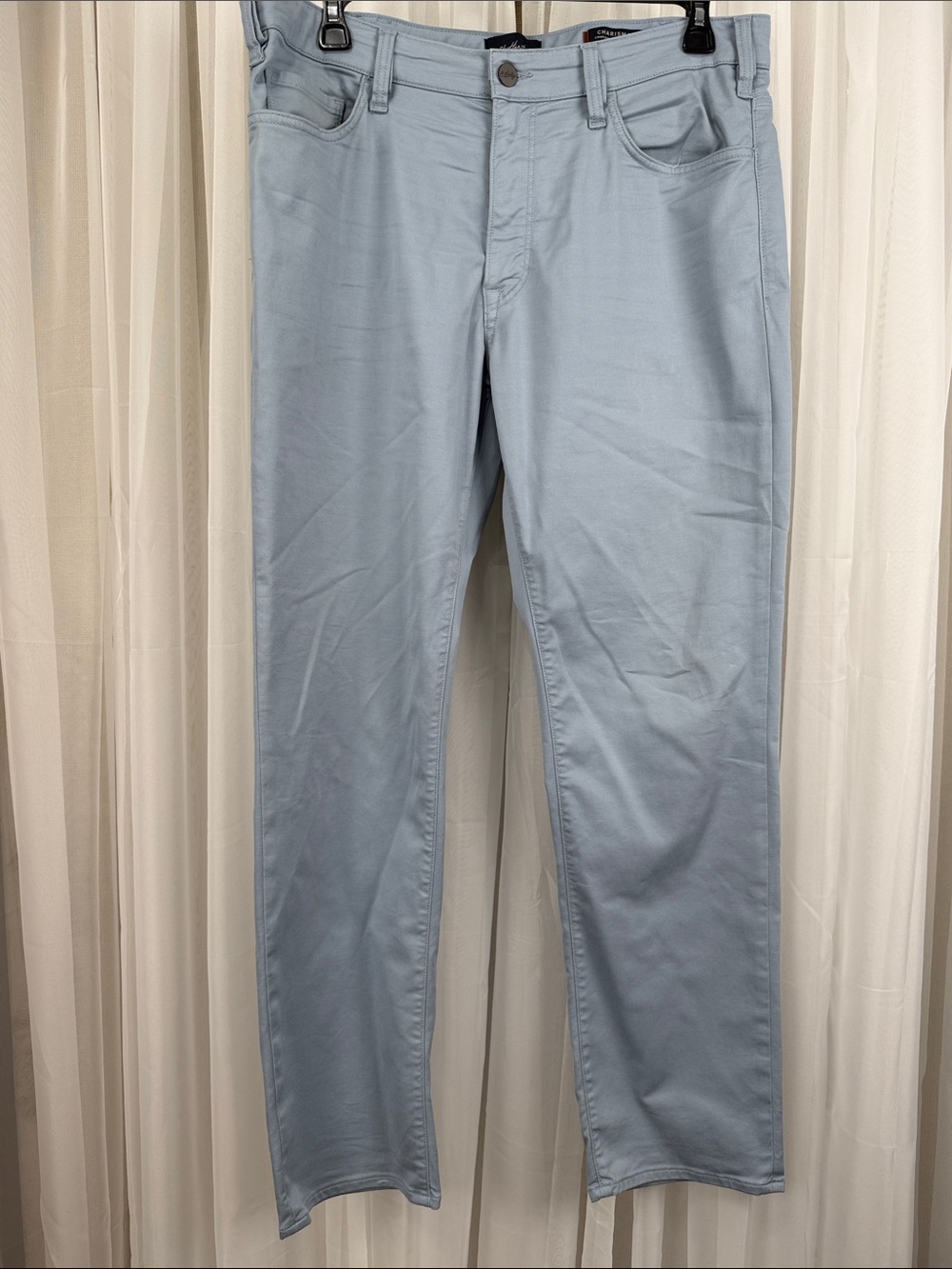 34 Heritage Charisma Comfort Rise Classic Pants 38x33 Light Blue Stretch Men’s